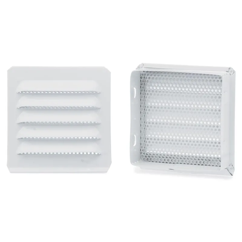 VENTILGALLER MÖSSSÄKER VIT 125X125MM Billig