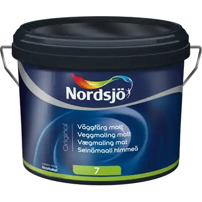 Väggfärg 7 Original Vit Matt 10L, Nordsjö Begränsat erbjudande