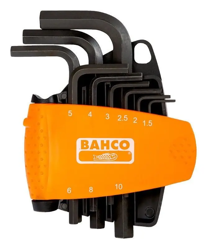 Bahco BE-9578 Insexnyckelsats 9-delar 1.5-10mm Kundfavorit
