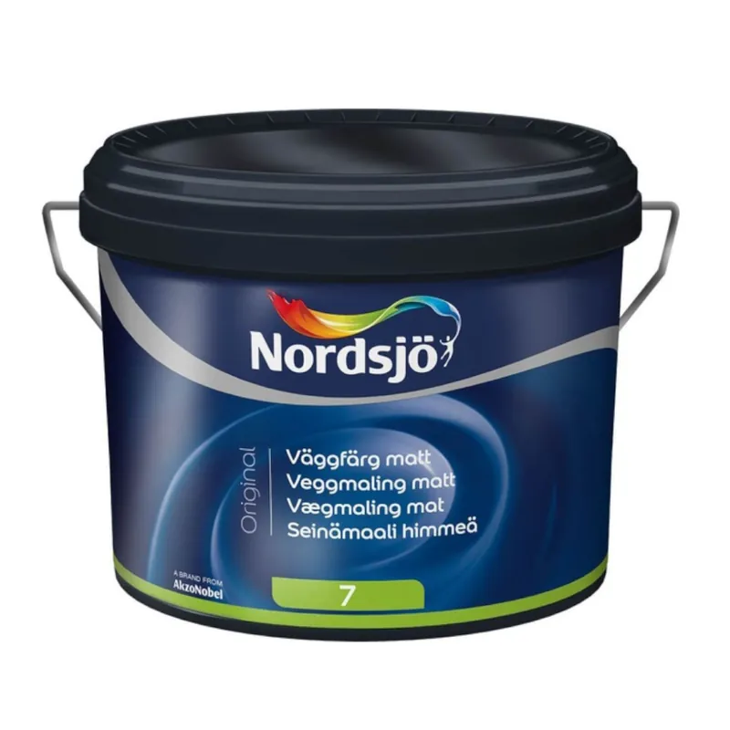 Väggfärg Orginal Vit Matt G7 2,5L, Nordsjö Reapris