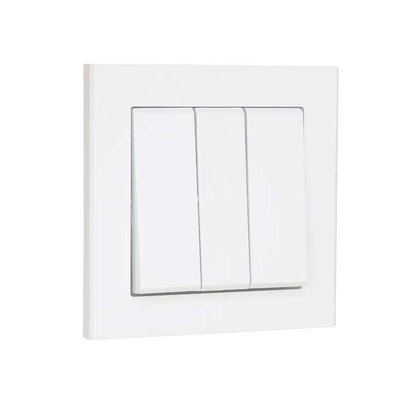 Strömbrytare Optima 3 x 1 Pol Vit, Snabbkoppl, Malmbergs 1894403 Nyhet