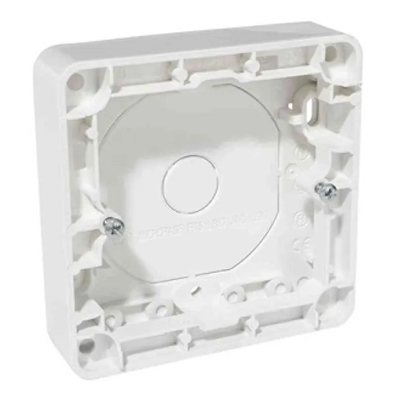 Trygg betalning Ram För Strömbrytare 2-Fas Vit Elko