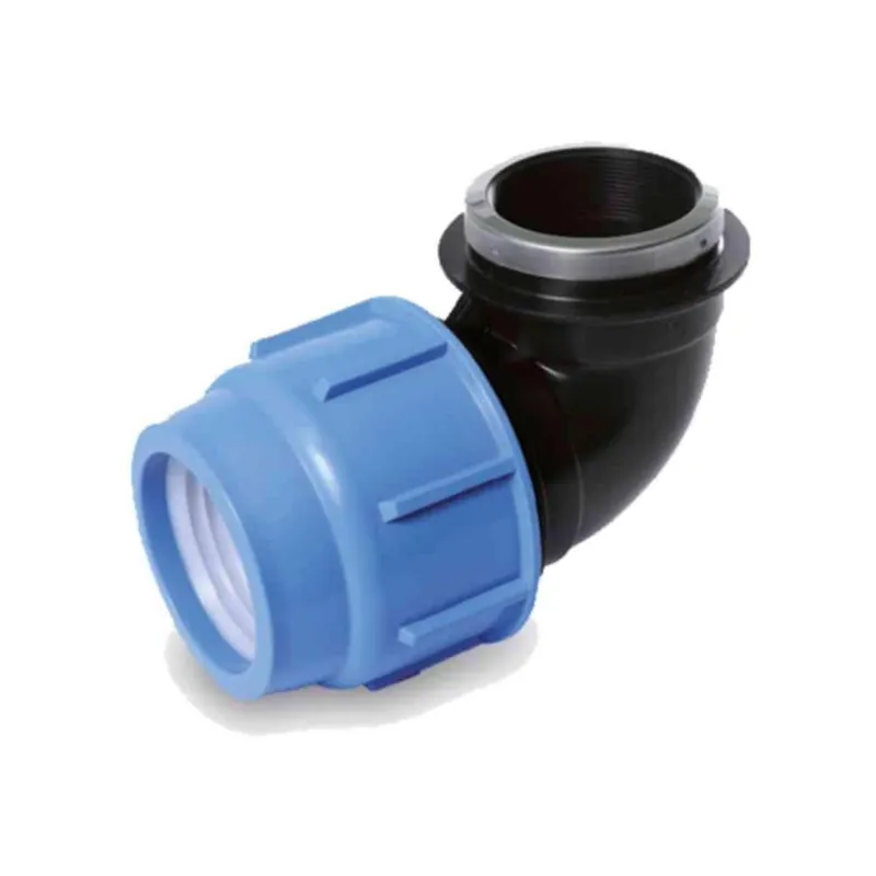 PEM Koppling Av Polypropen Vinkel Invändig Gänga 20mmxG20 Plast Gelia Expressleverans