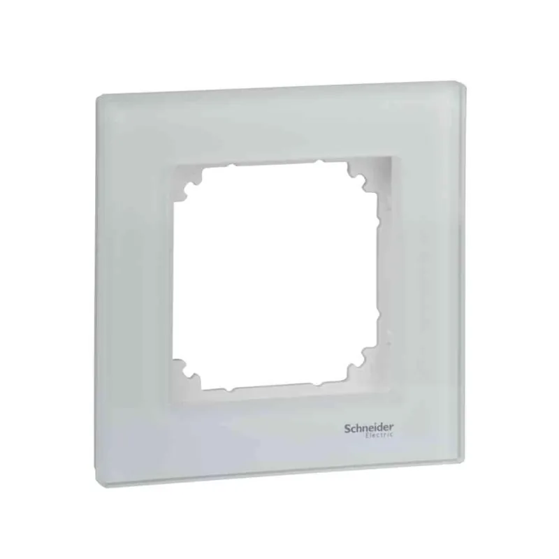 Täckram Exxact 1-Fack Solid Vit Schneider Electric risnedsättning