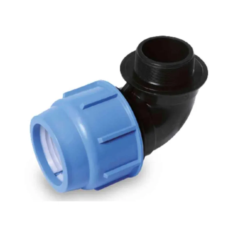 PEM Koppling Av Polypropen Vinkel Utvändig Gänga 25mmxG20 Plast Gelia risnedsättning