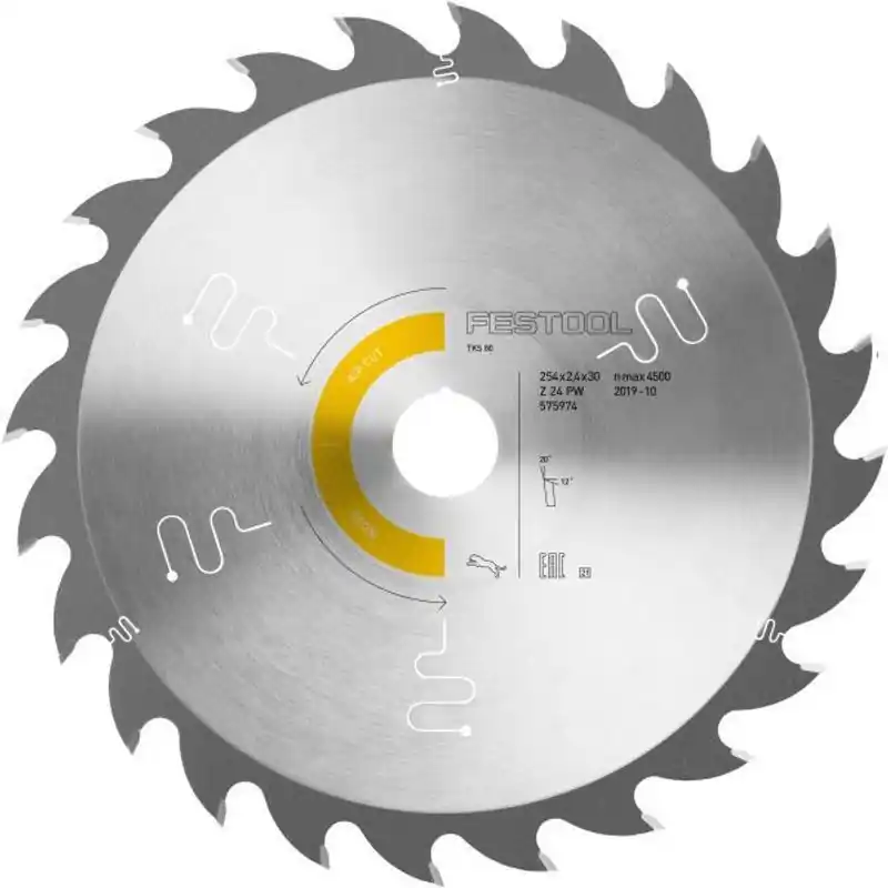 Endast idag Festool Sågklinga Panther, längdsnitt i trä 254x2,4x30 PW24