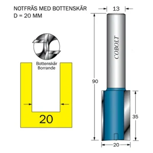 Köp nu Cobolt Notfräs D=20 L=35 TL=90 S=13