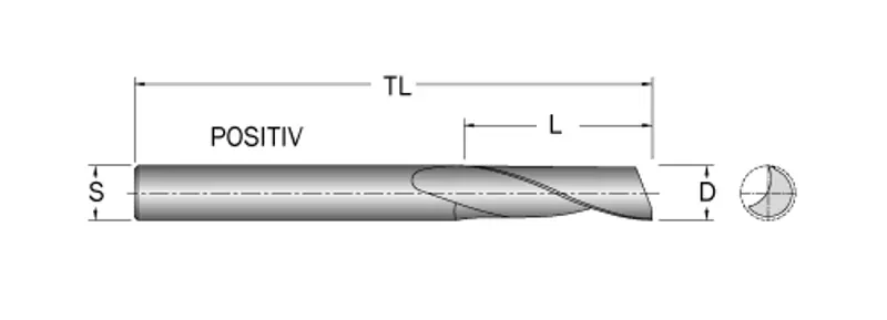 Cobolt Spiralfräs D=8 L=25 TL=64 S=8 Erbjudande