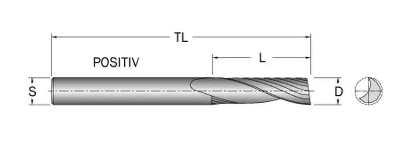 Rabatt Cobolt Spiralfräs D=12 L=38 TL=76 S=12