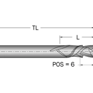 Sista chansen Cobolt Spiralfräs D=12 L=28 TL=76 S=12