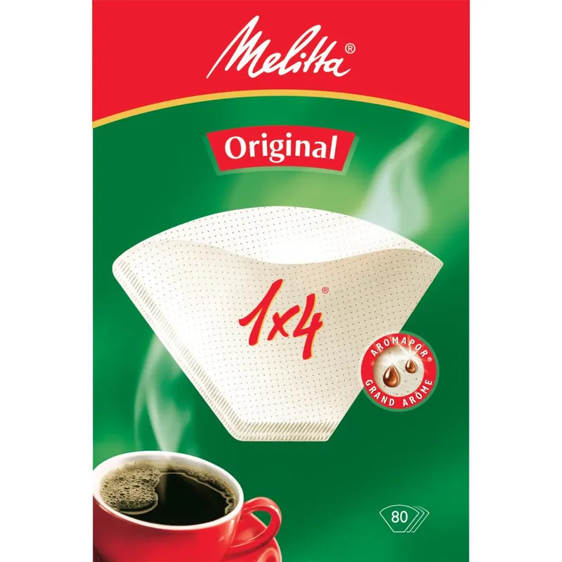 KAFFEFILTER ORIGINAL 1X4 80-PAK MELITTA Beställ nu