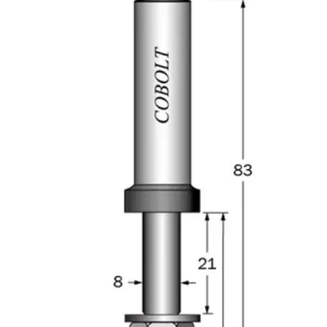 Begränsat antal Cobolt Spindel S=12, TL=83