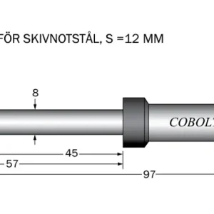 Cobolt Spindel S=12 TL=97 Köp nu