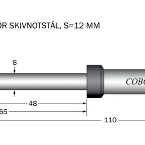 Cobolt Spindel S=12 TL=110 Begränsat erbjudande