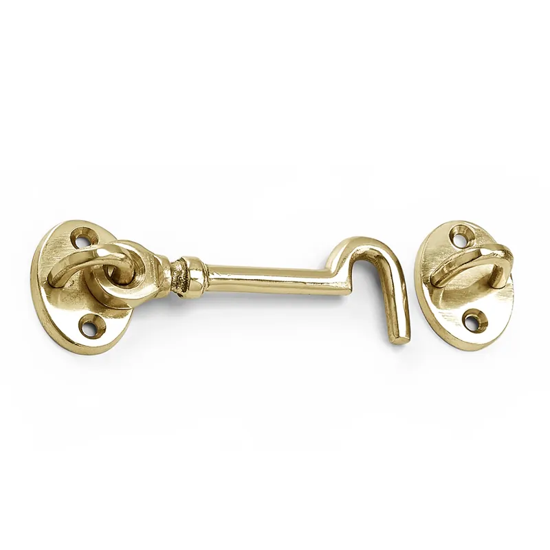 Snabb frakt Kajuthake 7402 Polerad Mässing, Habo 17038