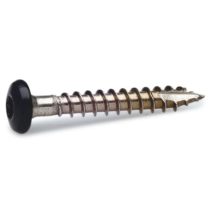 Rännkroksskruv 4,8x25mm Svart 100st Fast 285644 I lager