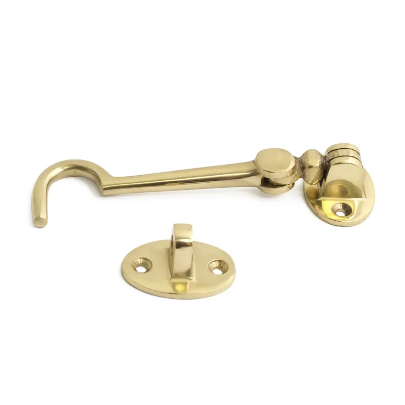 Reapris Kajuthake 7410, 100mm Polerad Mässing, Habo 22392