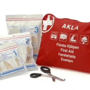 Akla Första Hjälpen-kudde 91470 Liten Röd Bästa pris