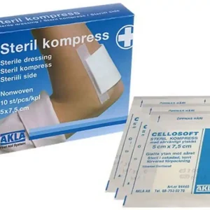 Akla Kompress Cellosoft 94010 5x7,5cm 10ST Billigare