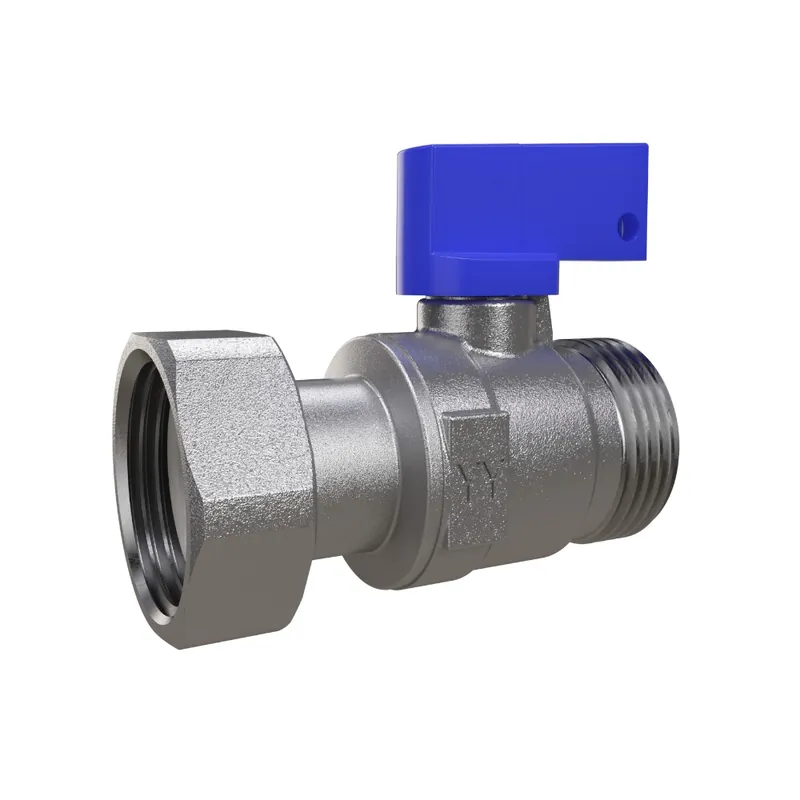 Lågt pris LK Kulventil 276 Blått Vred Rak Utvändig Gänga/Lekande Mutter GE20xG20