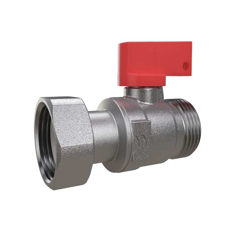 Outlet LK Kulventil 276 Rött Vred Rak Utvändig Gänga/Lekande Mutter GE20xG20