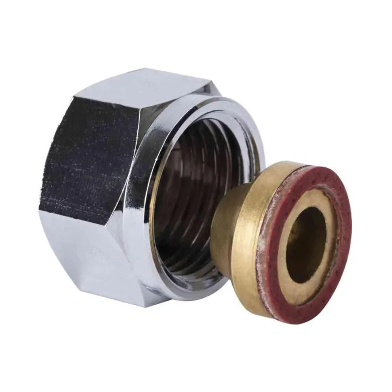 Kampanj Kopparrörshalvkoppling 16xR15 Gelia