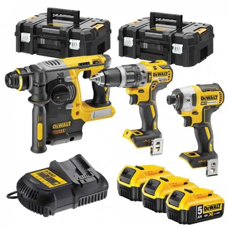 Fri frakt DeWalt DCK368P3T Verktygspaket 18V XR (3x5,0ah)
