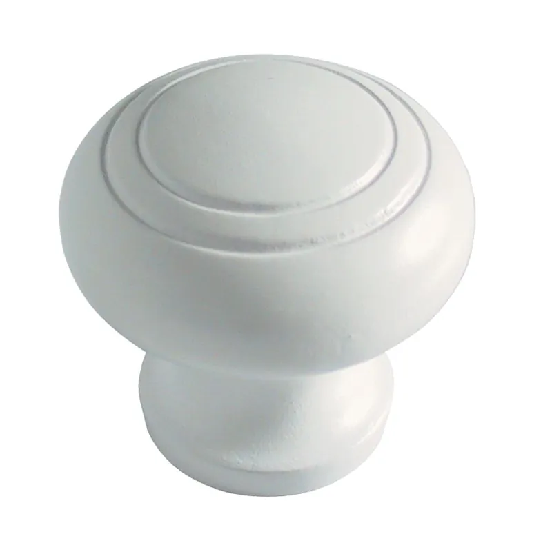 LÅDKNOPP TRÄ 44 VIT RILL 5x2ST Fynd