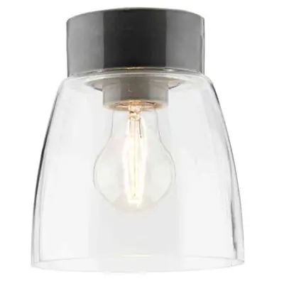 Porslinsarmatur IFÖ Klara Klarglas Grå sockel Utförsäljning