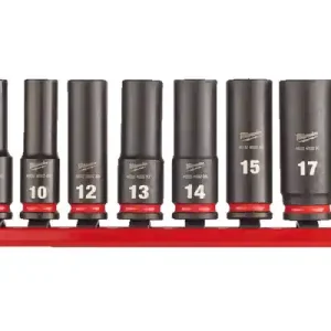 Utförsäljning Milwaukee Krafthyssats Shockwave 3/8" 8-19mm 8-delar