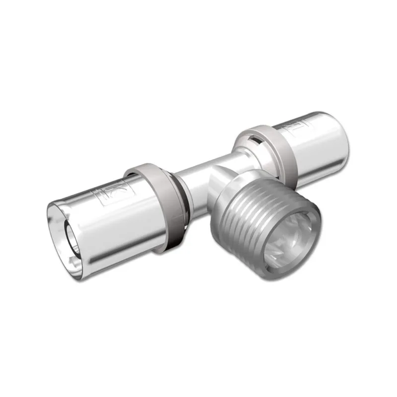 LK PressPex T-Koppling Utvändig Gänga Med Avstick A50xR32 Lågt pris