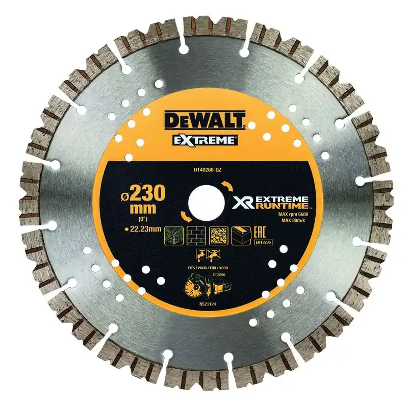 DeWalt DT40260 Diamantkapskiva Extreme Runtime 230x22,23mm Sänkt pris