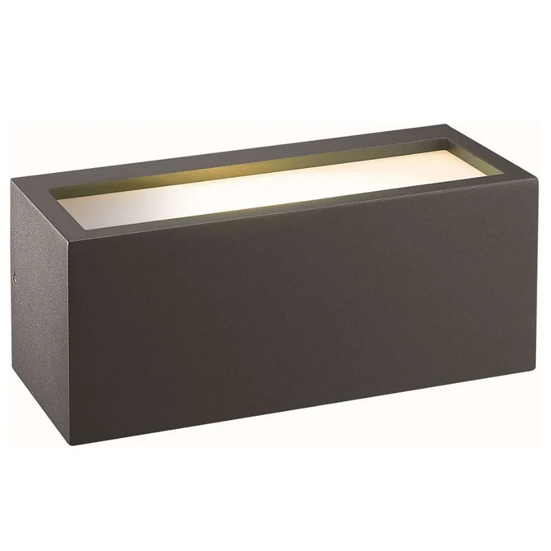 Populärt val Väggarmatur Lule, IP54, 18W, 230V, Mörkgrå, Malmbergs 9977233