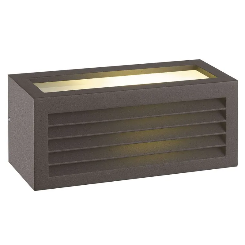 Nyhet Väggarmatur Lule III, IP54, 18W, 230V, Mörkgrå, Malmbergs 9977237