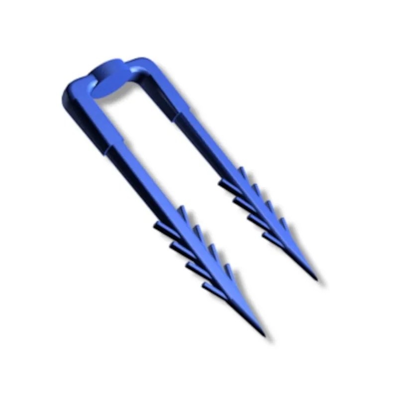 LK Rörhållarbygel För 16mm Rör 65mm Blå 100st Nyhet