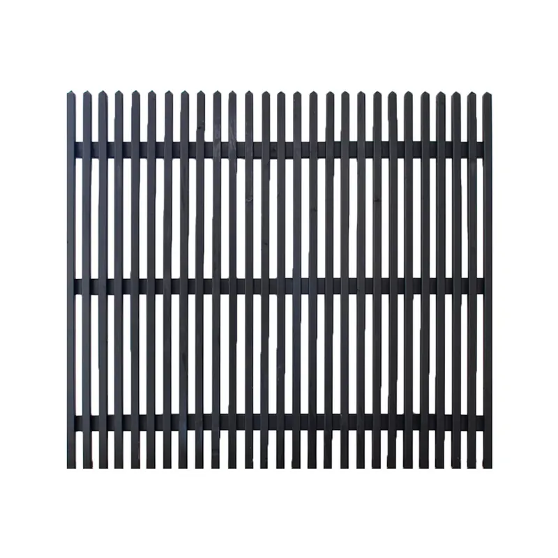 Staket Linnea 3 179x159cm Svart Jabo 3669 Trygg betalning