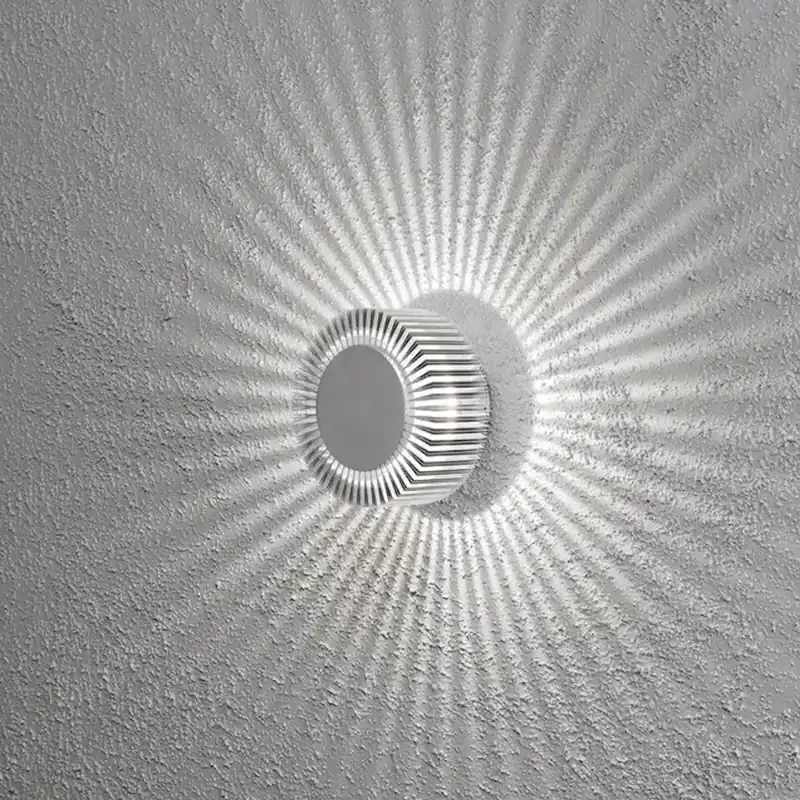 Monza Vägglykta LED 5W 230-240V IP54 Anodiserad Konstsmide Fynd