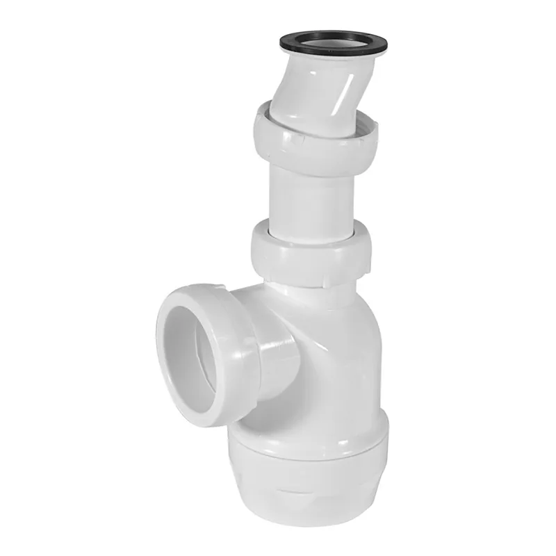 Premium Pungvattenlås Utan Rör Vit 32x40mm