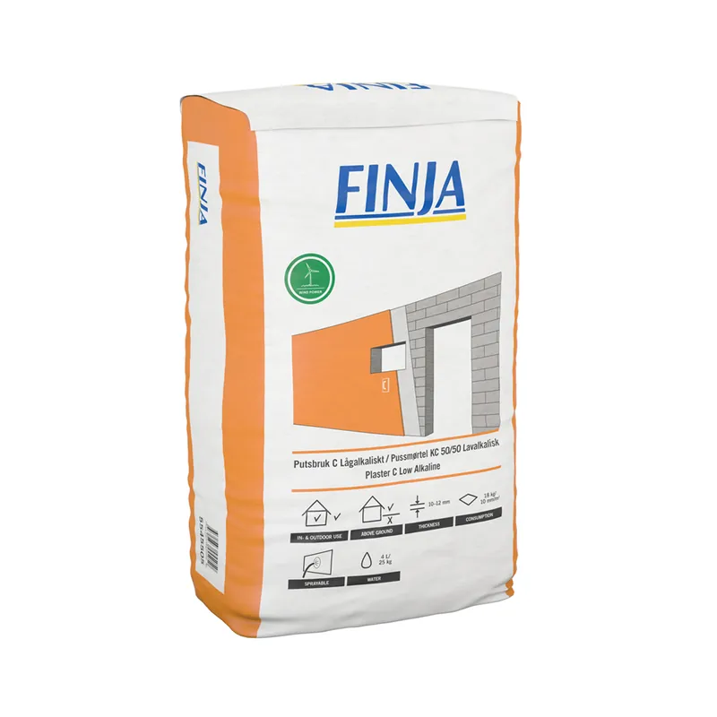 Expressleverans Putsbruk C Lågalkaliskt 0-3mm 40x25kg Finja 5545505
