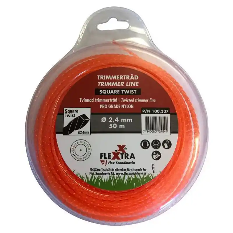 EGO Trimmertråd Twist 2,4mm 50m risnedsättning
