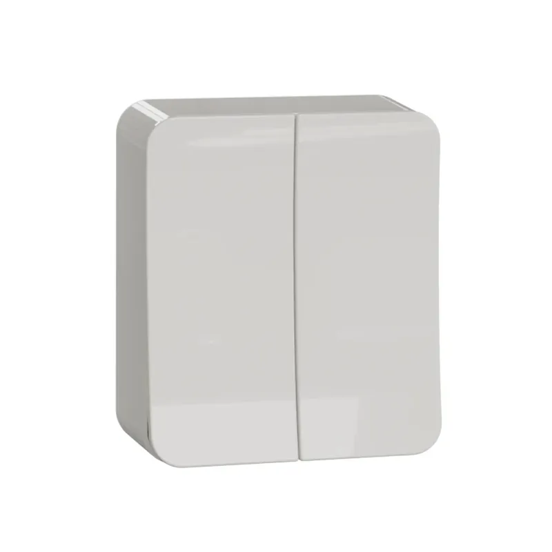 Fynd Strömställare Exxact Utanpåliggande Skruvanslutning Kron Vit Schneider Electric