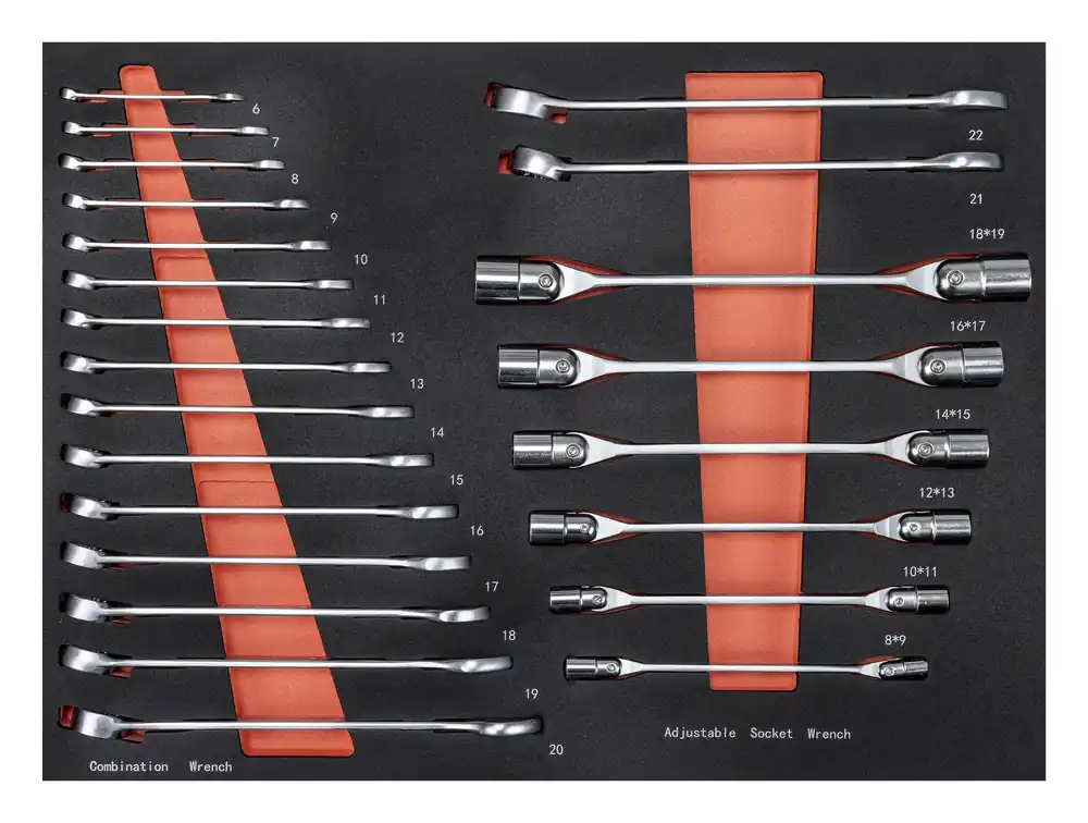 Erbjudandepris U-ring- och lednyckelsats