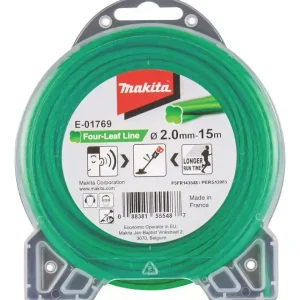 Köp online Makita E-01769 Trimmertråd 2,0 mm x 15 m Fyrklöverprofil