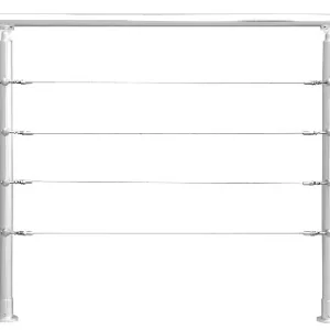 Rabatter Skyddsräcke Byggera Gomera/Kalea Wire 1,2 m