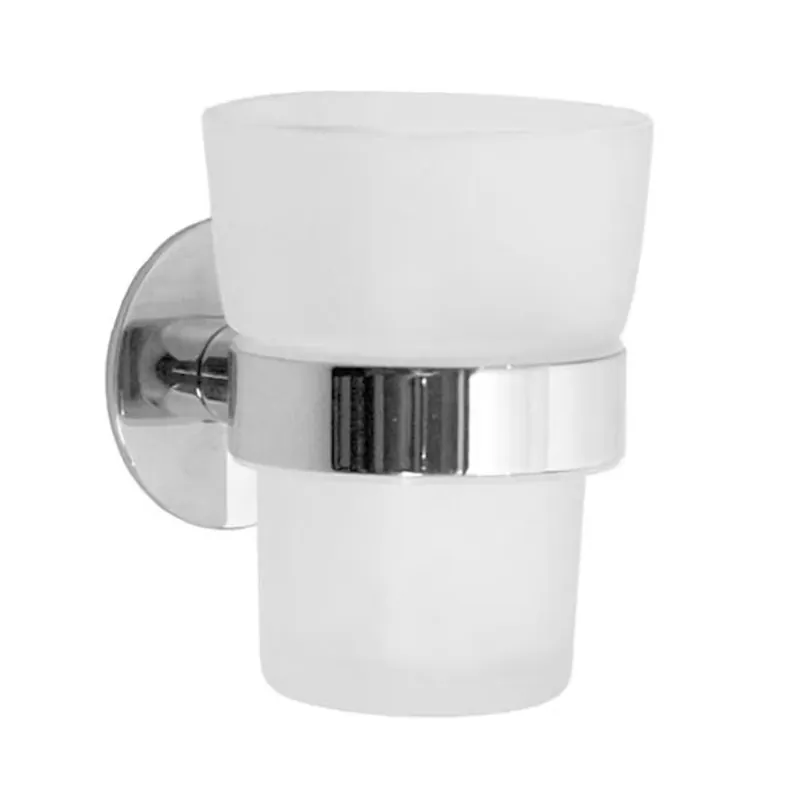 Tandborstglas Time Krom/Frostat Glas Smedbo YK343 Reapris