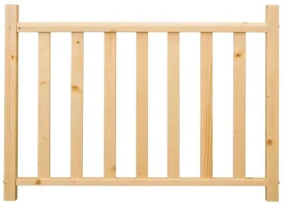 Sista chansen Skyddsräcke, Square Wood, 1,54m, Byggera