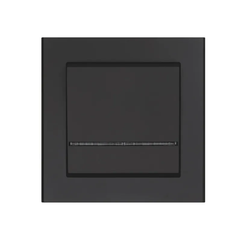 Strömbrytare Optima Tryck, Svart, Snabbkoppling, Malmbergs 1894449 Säker betalning