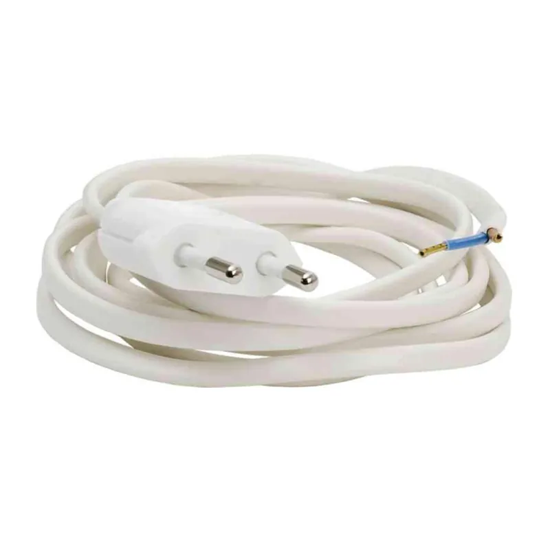 Sladdställ 4m SKX 2x0,75 Vit 5st Begränsat erbjudande