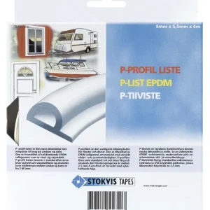Begränsad tid Tätlist P EPDM Vit 9x5.5mmx24m, Stokvis
