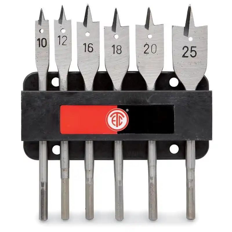 ETC Flatborrsats 10-25mm (6-delar) Erbjudandepris